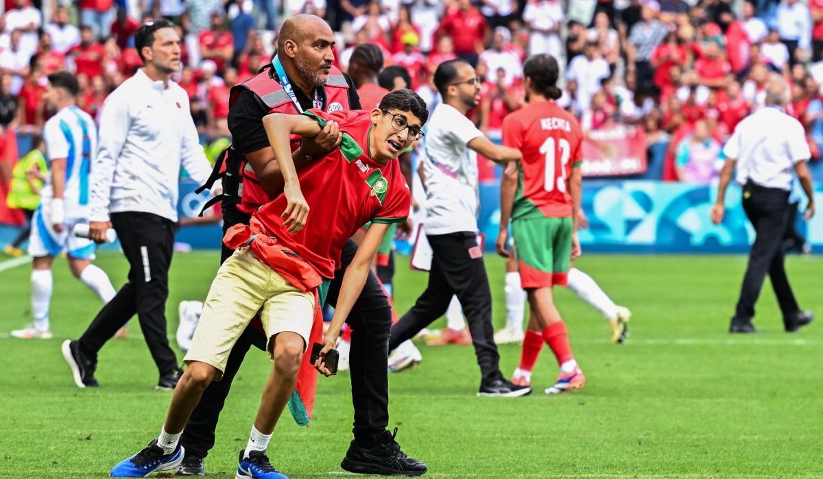 What exactly happened during ArgentinaMorocco Olympic football game